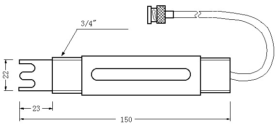 Mini contrôleur de potentiel redox - électrode